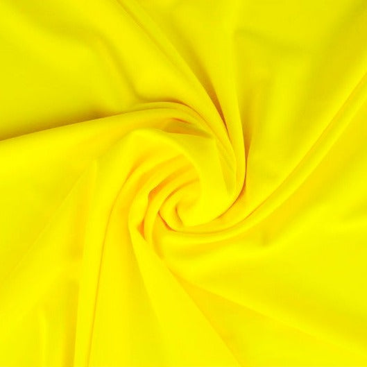 NEON GUL LYCRA TYG TILL BADEKLÄDER OCH SPORTKLÄDER