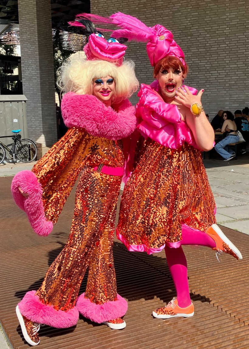 ROSA PALJETTYG MED STORA PALJETTER OCH STRETCH