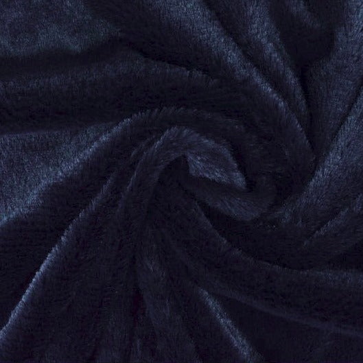 NAVY PLYSCHTYG MED STRETCH OCH KORT LUGG