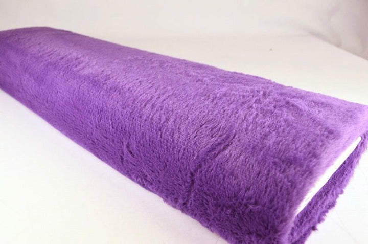 LILA PLYSCHTYG MED STRETCH OCH KORT LUGG
