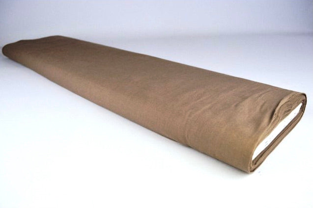 TAUPE BOMULLSPOPLIN