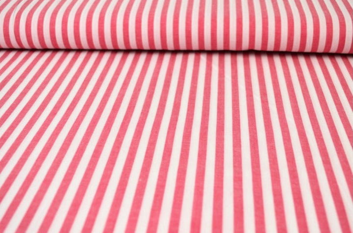PINK GINGHAM RANDIGT BOMULLSTYG 6,5 MM