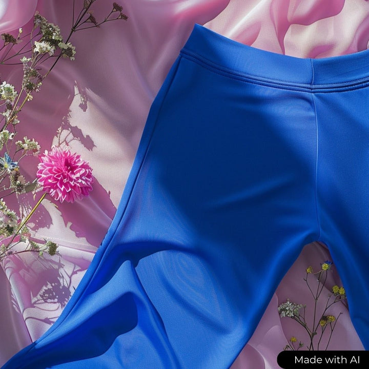 LJUSBLÅ LYCRA TYG TILL BADEKLÄDER OCH SPORTKLÄDER