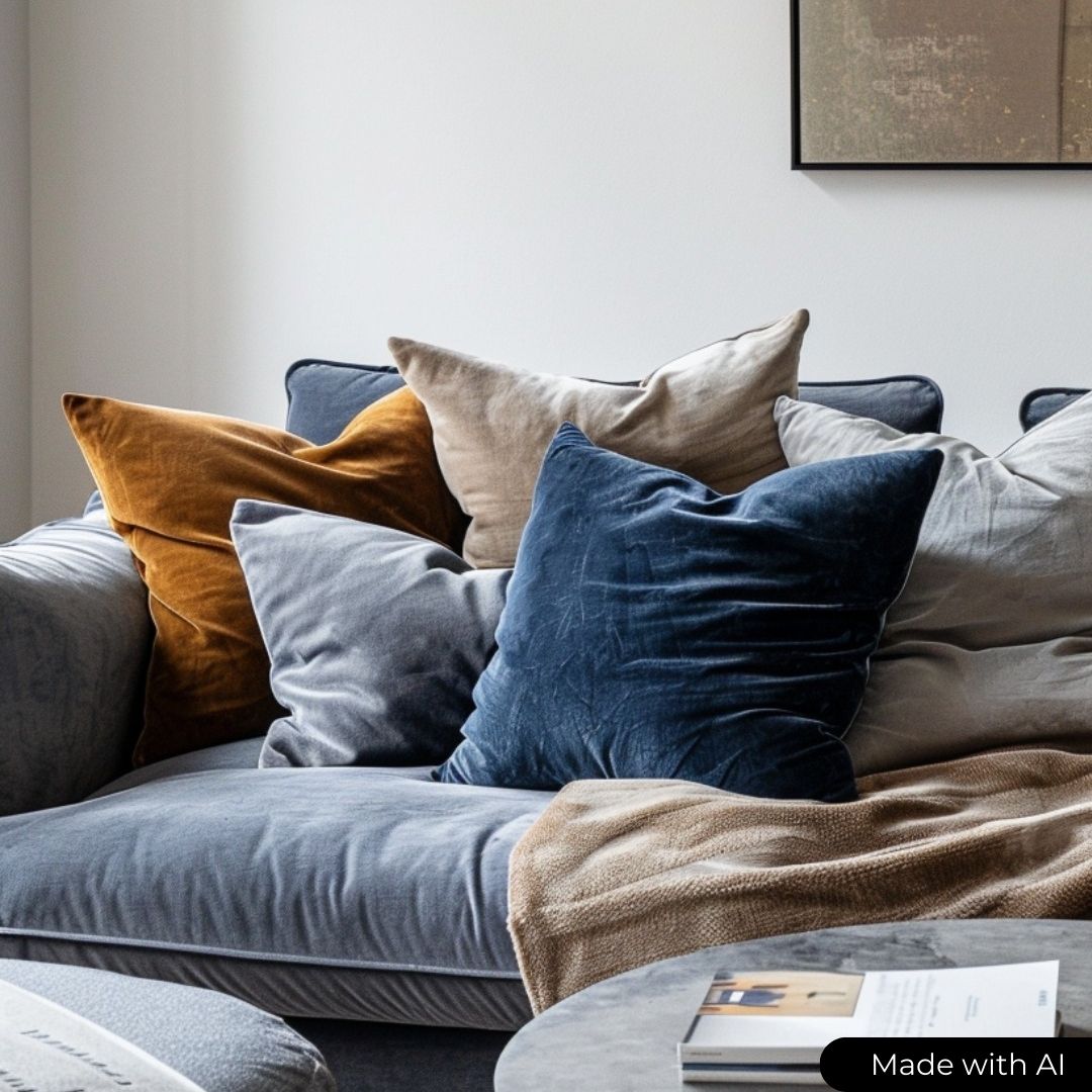 NAVY SAMMETSTYG MED STRETCH