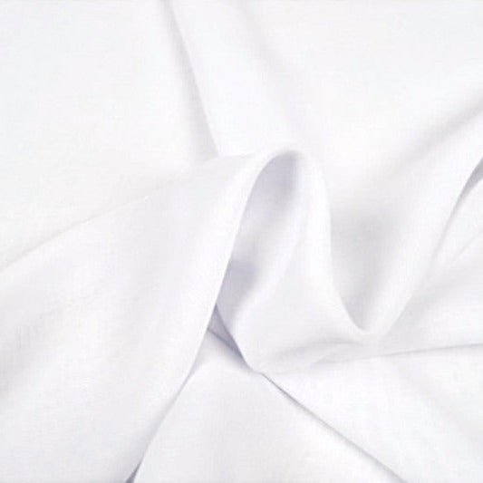 VIT LÄTT SEMI TRANSPARENT CHIFFONGTYG