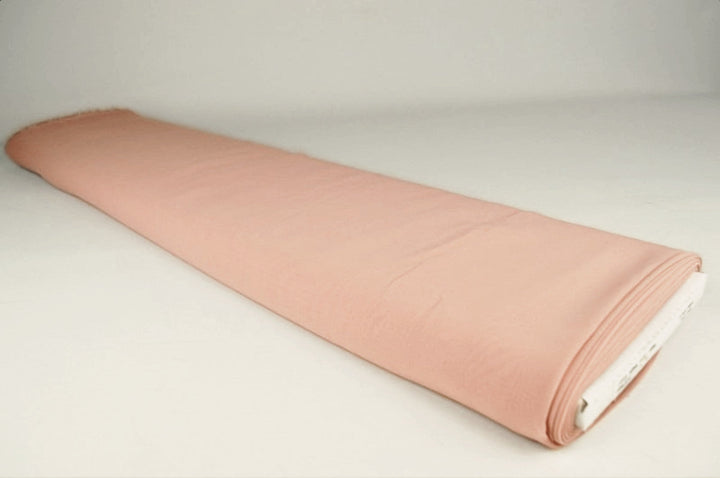 DUSKY ROSA LÄTT SEMI TRANSPARENT CHIFFONG TYG