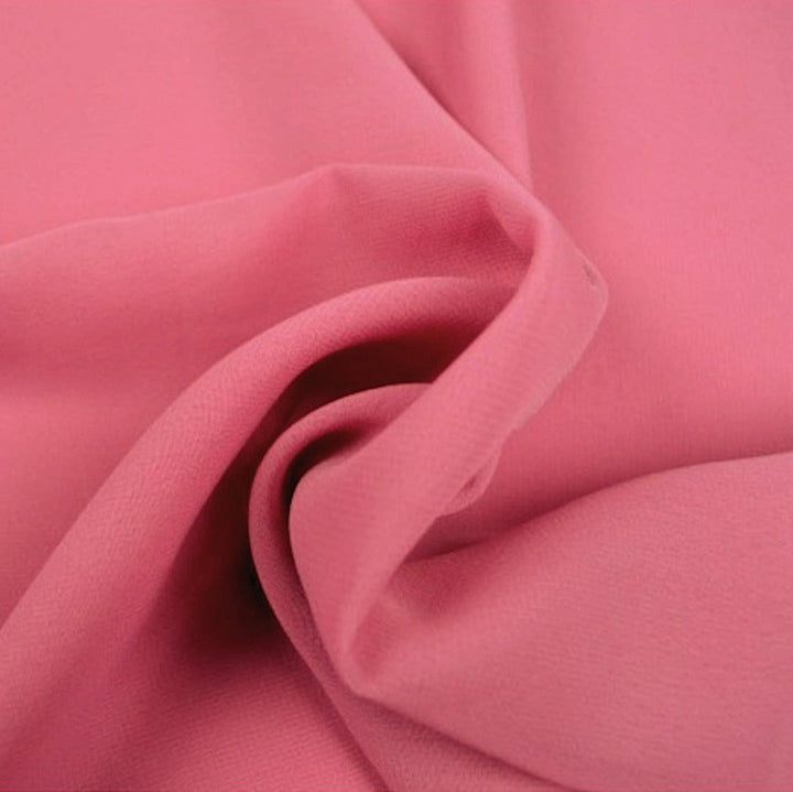 PINK LÄTT SEMI TRANSPARENT CHIFFONG TYG