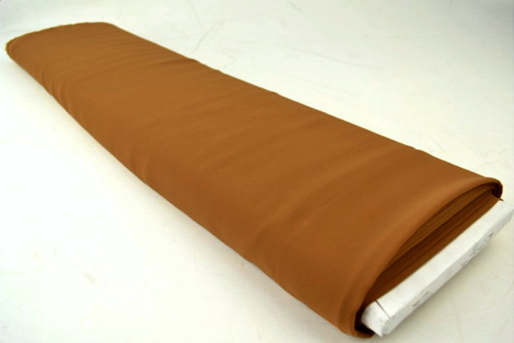 MÖRK CURRY LÄTT SEMI TRANSPARENT CHIFFONG TYG
