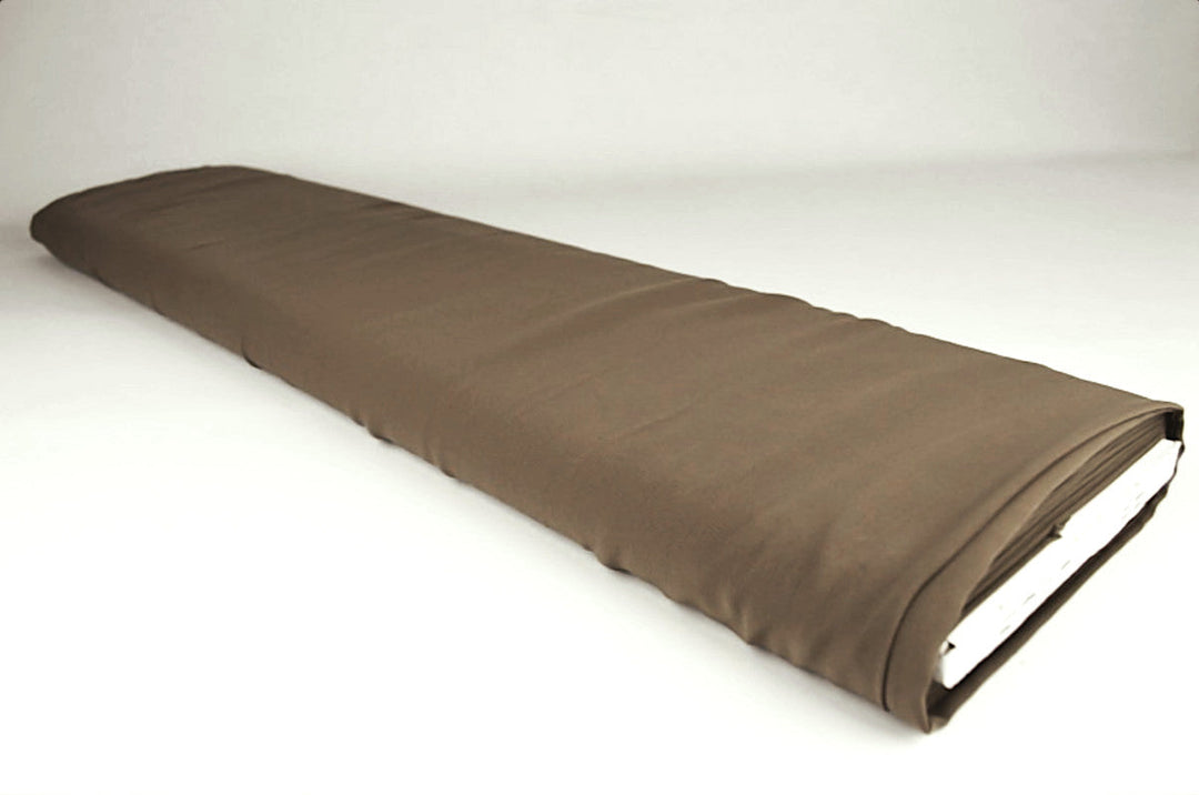 TAUPE LÄTT SEMI TRANSPARENT CHIFFONG TYG