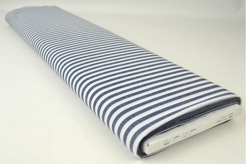 NAVY GINGHAM RANDIGT BOMULLSTYG 6,5 MM