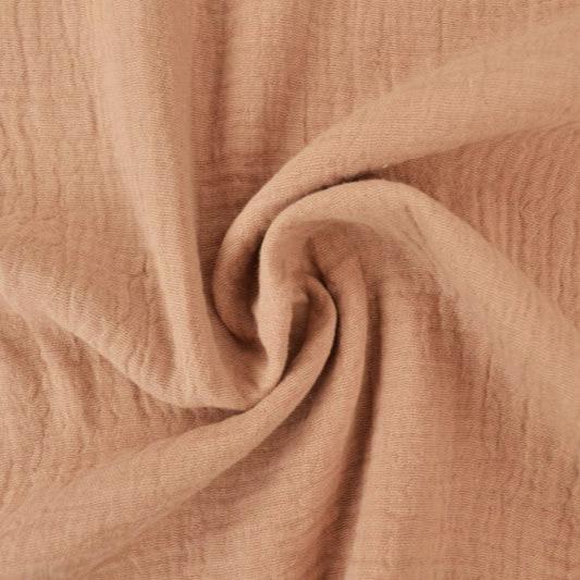 VINTAGE ROSA MUSLIN - MJUKT  DUBBELLAG MUSLINTYG (DUBBEL GASVÄV)