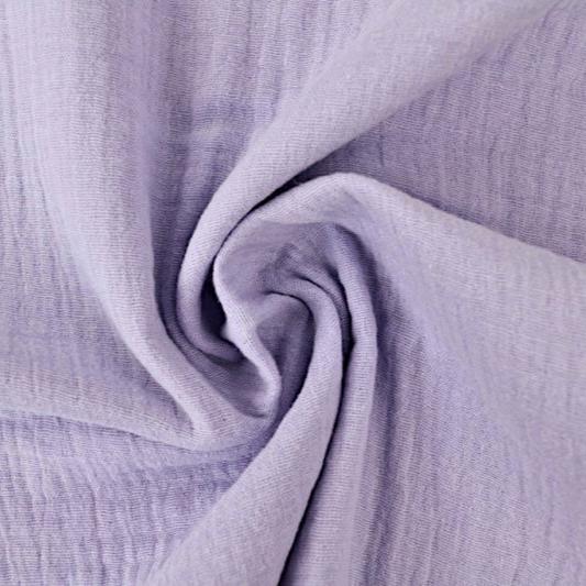 LAVENDEL MUSLIN - MJUKT  DUBBELLAG MUSLINTYG (DUBBEL GASVÄV)
