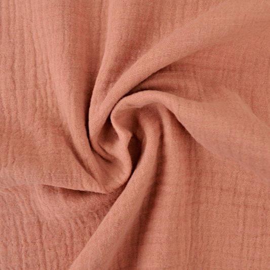 VINTAGE PINK MUSLIN - MJUKT  DUBBELLAG MUSLINTYG (DUBBEL GASVÄV)