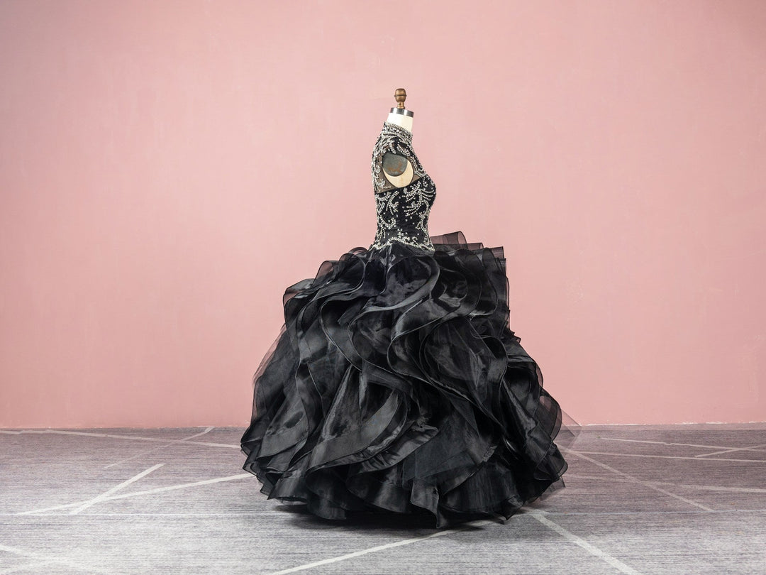 NAVY ORGANZA - LÄTT OCH TRANSPARENT TYG FÖR DEKORATION, BRÖLLOP OCH KREATIVA PROJEKT