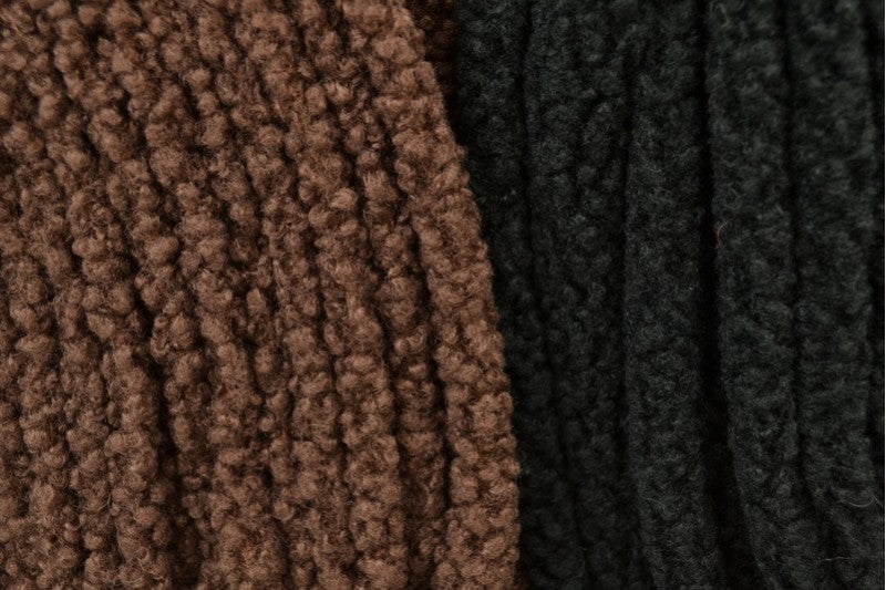MÖRK PETROLEUMSBLÅ TEDDY TYG MED STRETCH