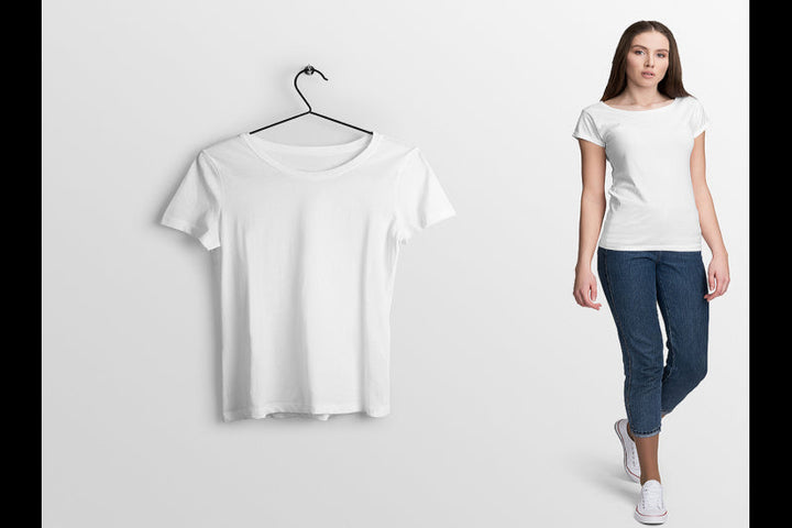 BEIGE VISCOSE JERSEY TYG MED STRETCH