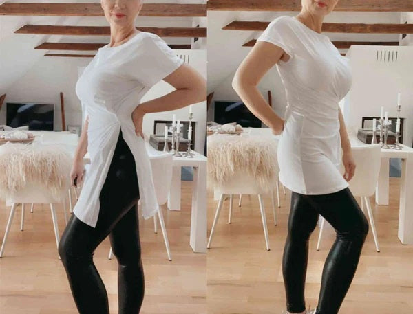 DIY: Tunika och leggings i stretchtyg – enkelt och läckert set