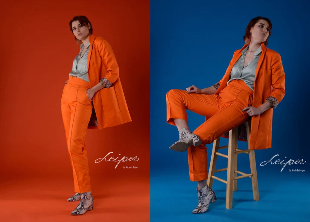 DIY: Sy en unik kostym i orange bomullstwill – Michalas guide