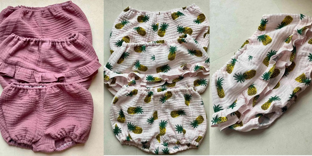 DIY: Sy söta babybloomers i muslin – Sidsels guide och tygval