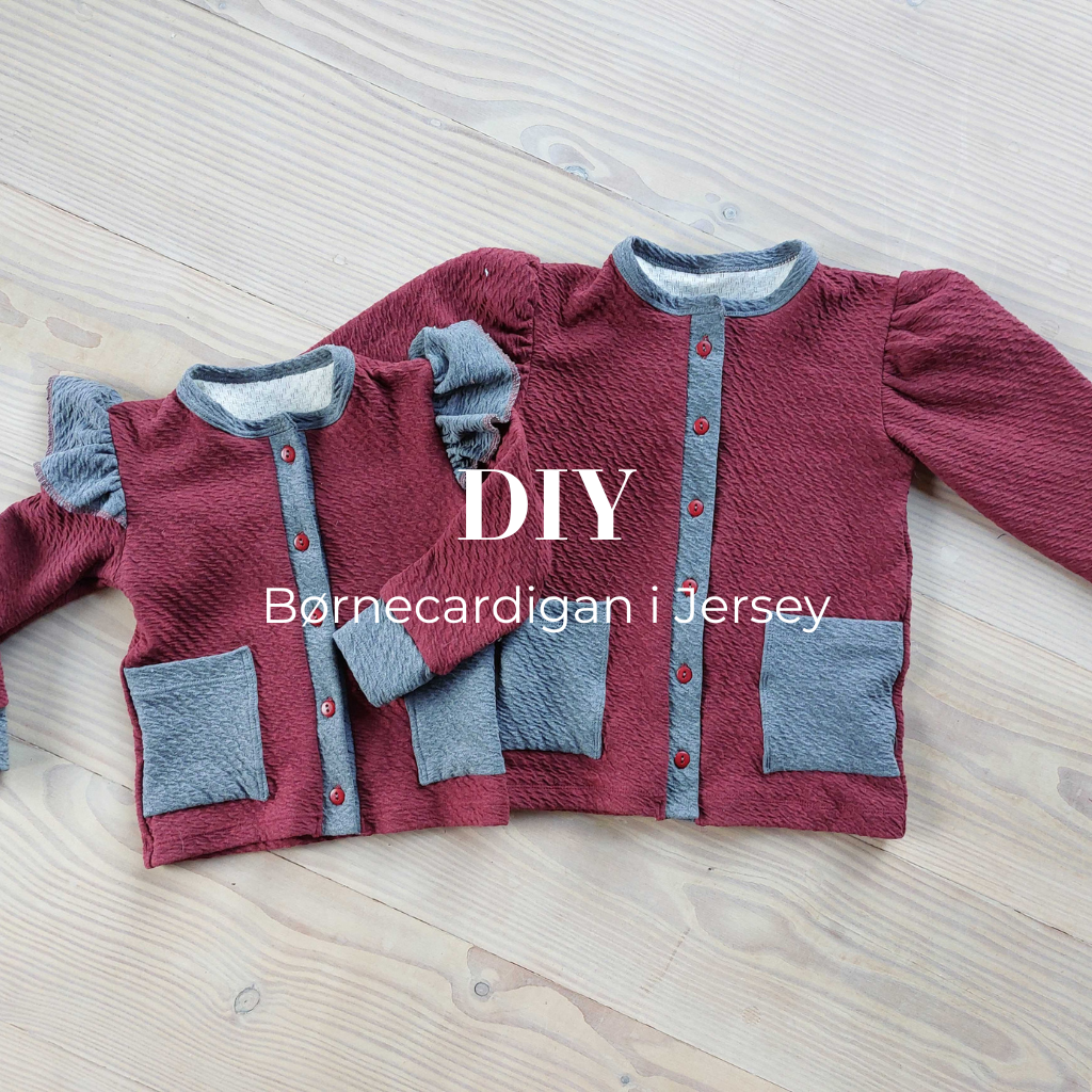 DIY cardigan til børn i jersey 