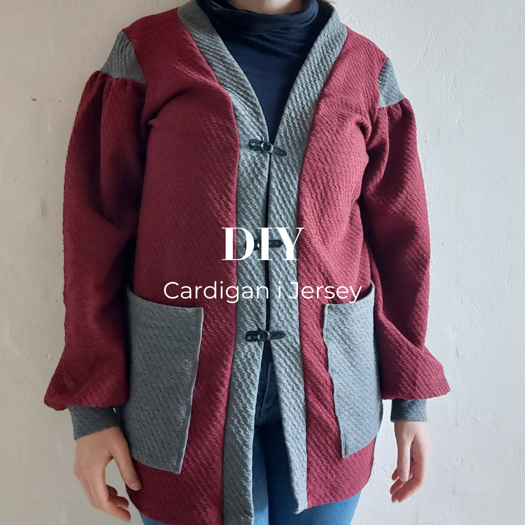 DIY: Cardigan i Jersey stof