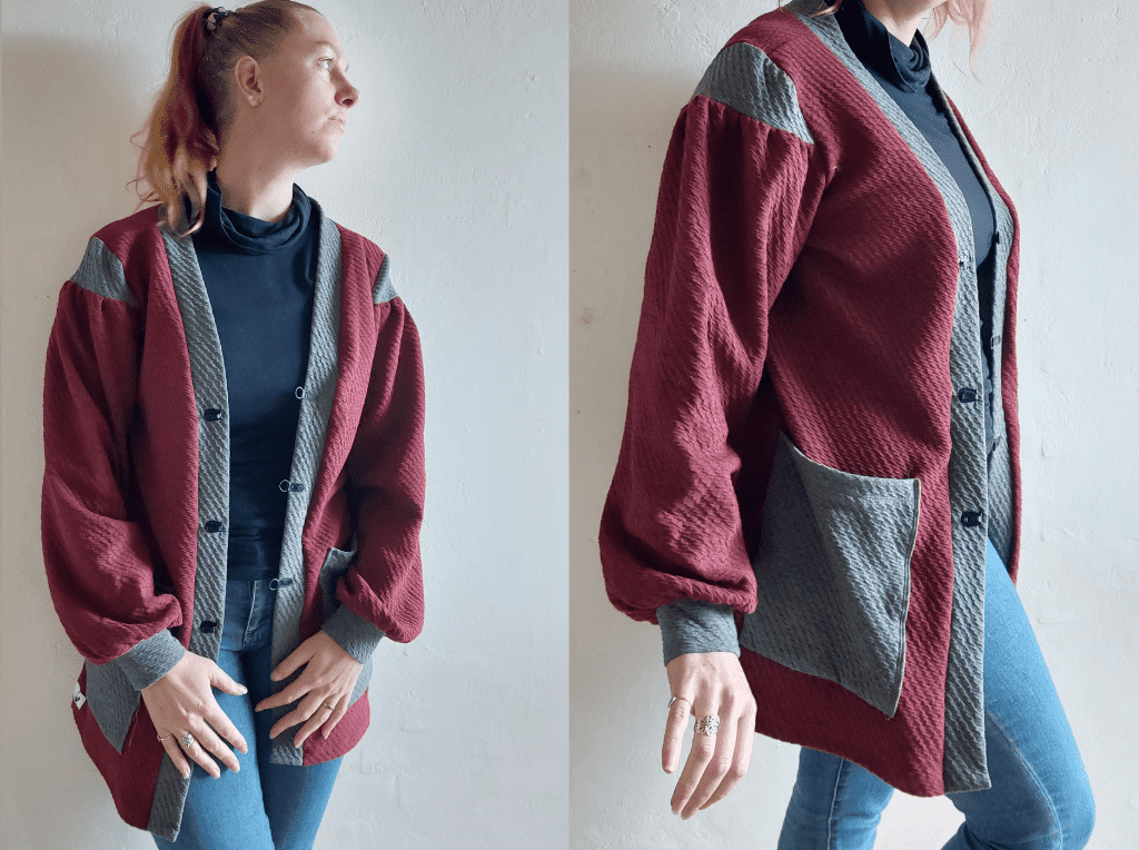 Sy din egen cardigan i Jersey tyg – Guide med mönsterändringar och tips