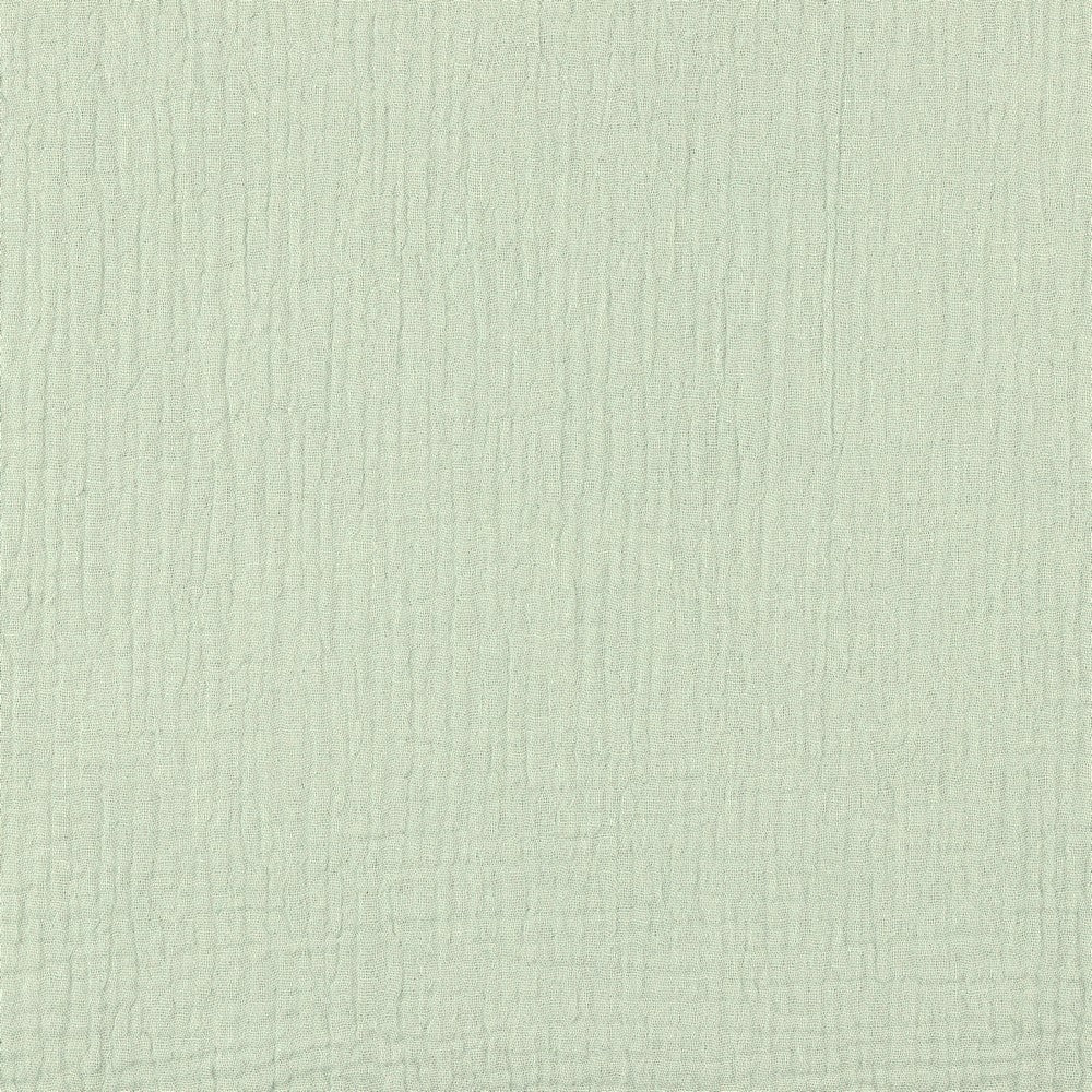 MINTGRÖN DOUBLE GAUZE EKOLOGISK MUSLIN – MJUK & ANDNINGSBAR