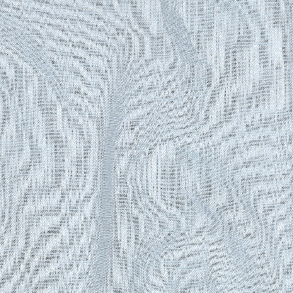 BABYBLÅ TVÄTTAT LINNETYG – MJUK LINNEBLANDNING (87% LIN / 13% BOMULL)