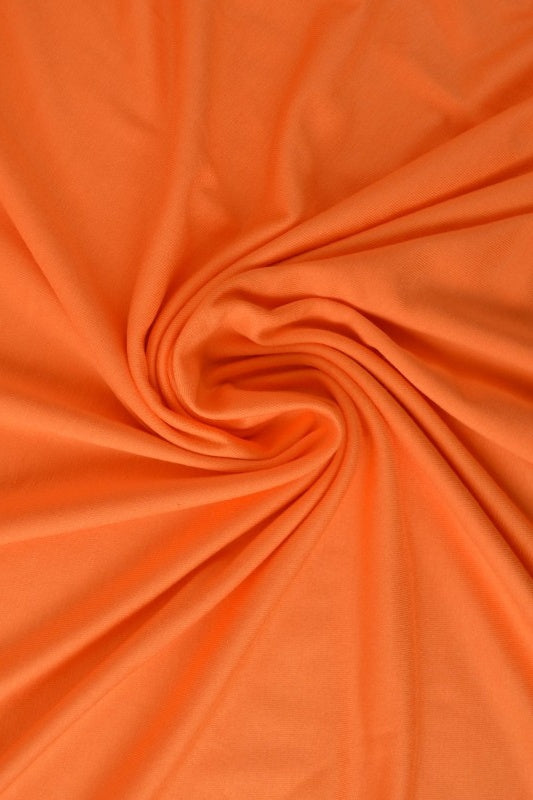 ORANGE VISKOSJERSEY – MJUK, ANDNINGSBAR & ELASTISK