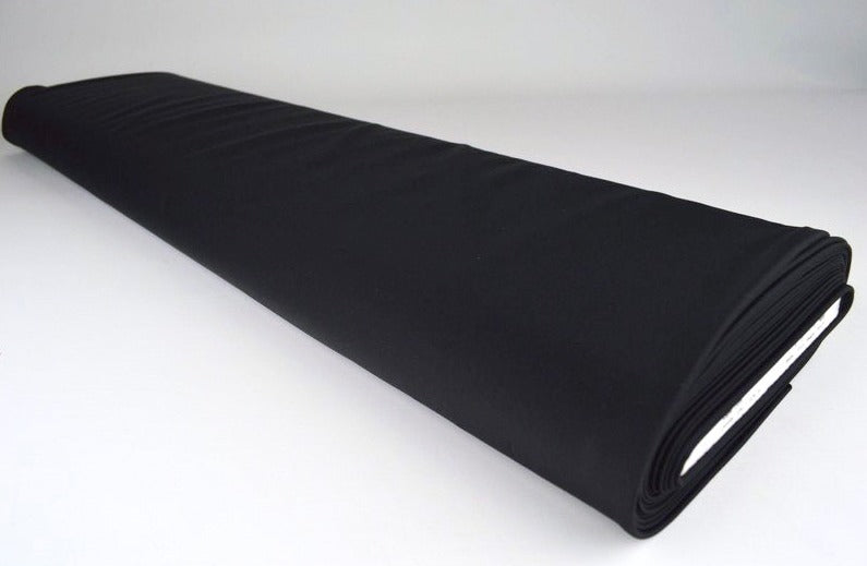 SVART LYCRA – 4-VÄGS STRETCH & SNABBTORKANDE