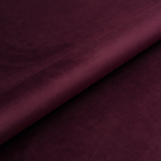AUBERGINE LÄTT OCH SLITSTARK MÖBELSAMMET - MAGIC VELVET