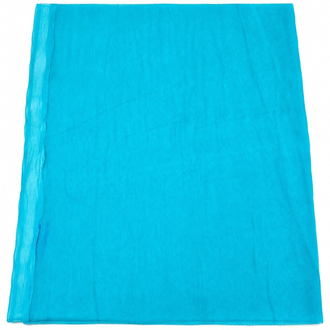 TURKIS SIDENCHIFFONG - 90 CM BRED – 2. SORTERING