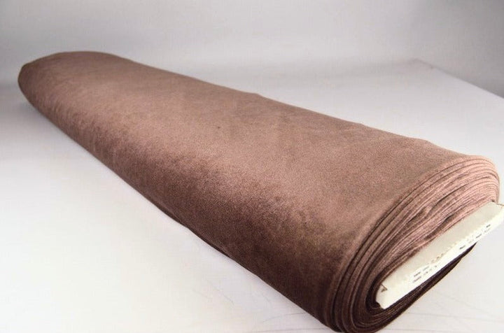 TAUPE VELOUR MED STRETCH – MJUK STICKAD KVALITET