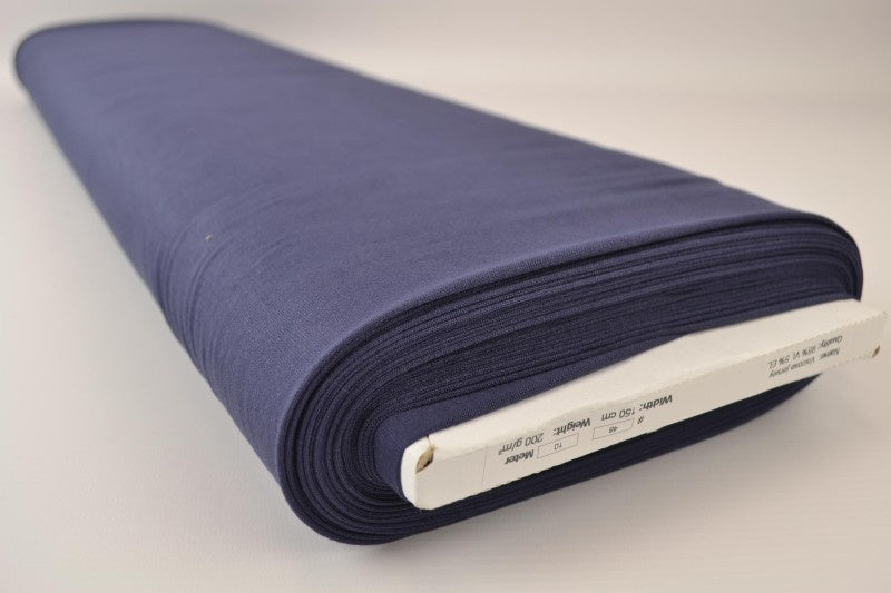 NAVY VISCOSE JERSEY TYG MED STRETCH