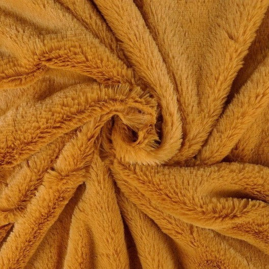 SENAPSGUL MJUK PLYSCH – 10 MM LUGG & TVÄRSGÅENDE STRETCH