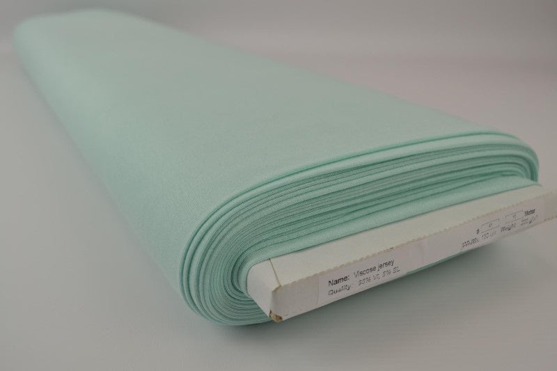 LJUS MINT VISKOSJERSEY – MJUK, ANDNINGSBAR & ELASTISK