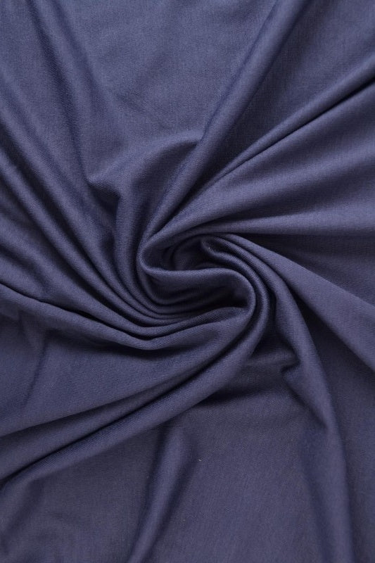NAVY VISCOSE JERSEY TYG MED STRETCH