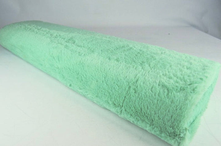 MINTGRÖN MJUK PLYSCH – 10 MM LUGG & TVÄRSGÅENDE STRETCH