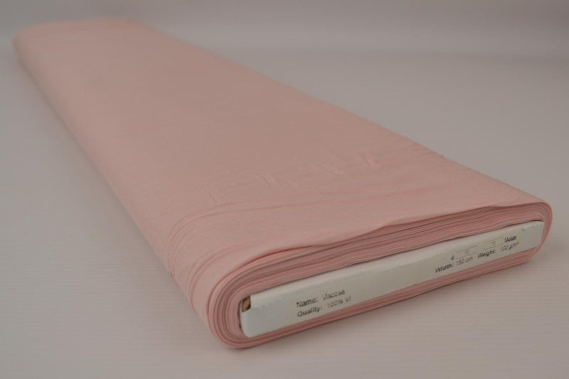 DÄMPAT ROSA VISKOSTYG – LÄTT FALL & ELEGANT MATT GLANS
