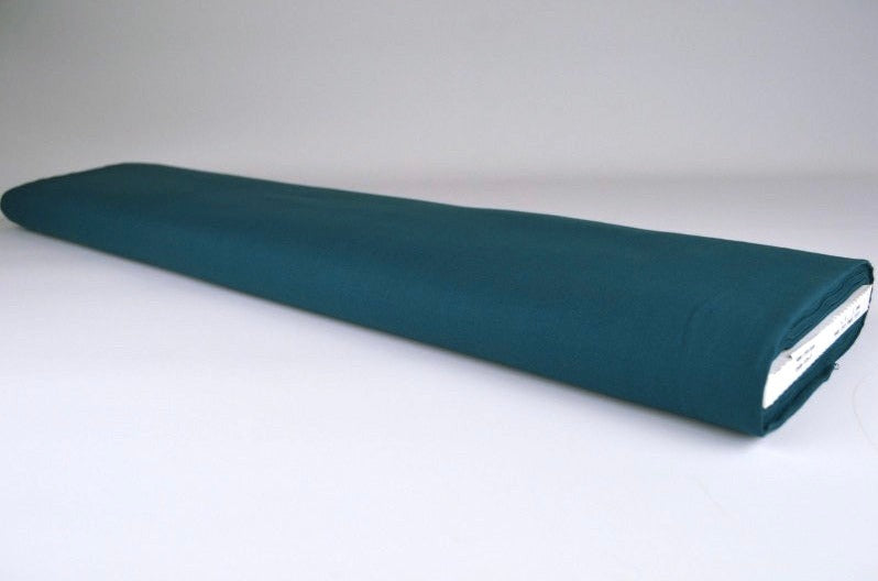 MÖRK PETROLEUM BOMULLSPOPLIN – TÄTT VÄVT BOMULLSTYG