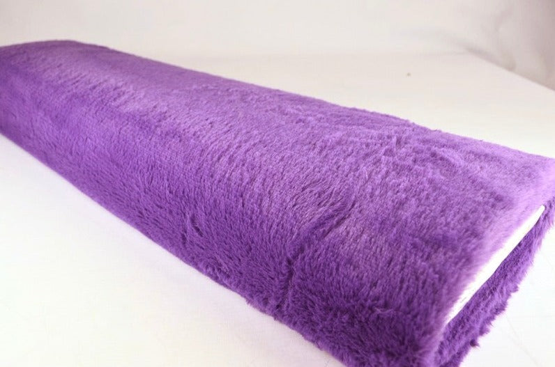 LILA MJUK PLYSCH – 10 MM LUGG & TVÄRSGÅENDE STRETCH