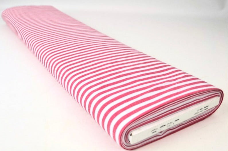 PINK GINGHAM RANDIGT BOMULLSTYG 6,5 MM GINGHAM RUTOR – OEKO-TEX BOMULL, LÄTT & ANDNINGSBART