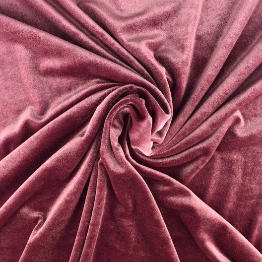 ROSA VELOUR MED STRETCH – MJUK STICKAD KVALITET