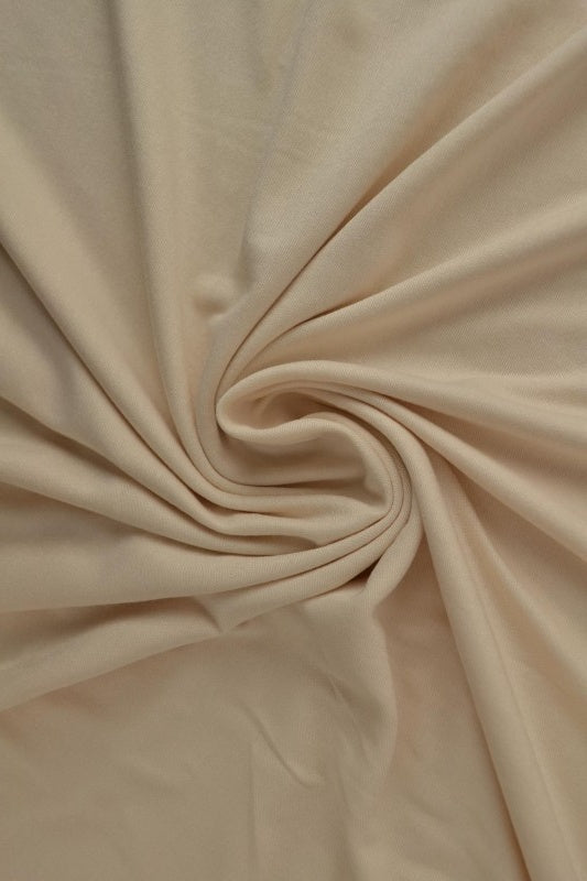 CHAMPAGNEFÄRGAD VISKOSJERSEY – MJUK, ANDNINGSBAR & ELASTISK