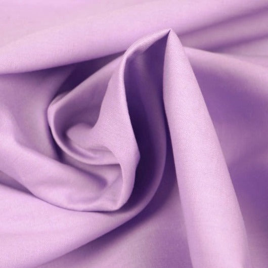LAVENDEL BOMULLSPOPLIN – TÄTT VÄVT BOMULLSTYG