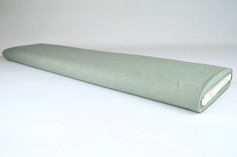 VINTAGE GRÖN BOMULLSPOPLIN – TÄTT VÄVT BOMULLSTYG