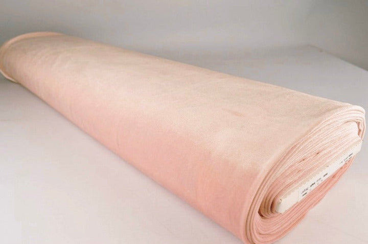 LJUSROSA VELOUR MED STRETCH – MJUK STICKAD KVALITET