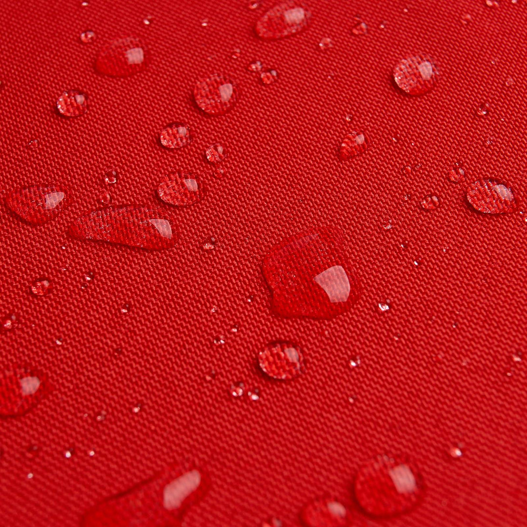 RÖTT UV-BEHANDLAT VATTENTÄTT TYG FÖR KLÄDER