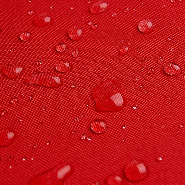 RÖTT UV-BEHANDLAT VATTENTÄTT TYG FÖR KLÄDER