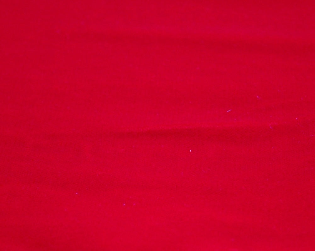 RØD MICRO VELOUR STOF